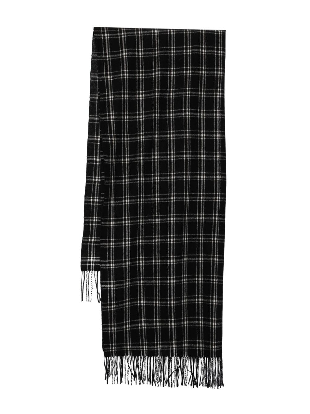checked scarf - 1