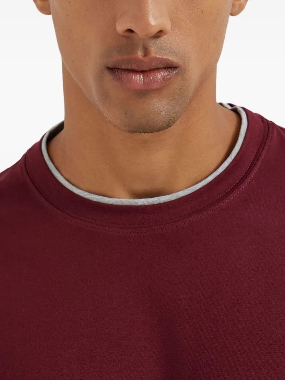 T-Shirt With Faux-Layering - 6