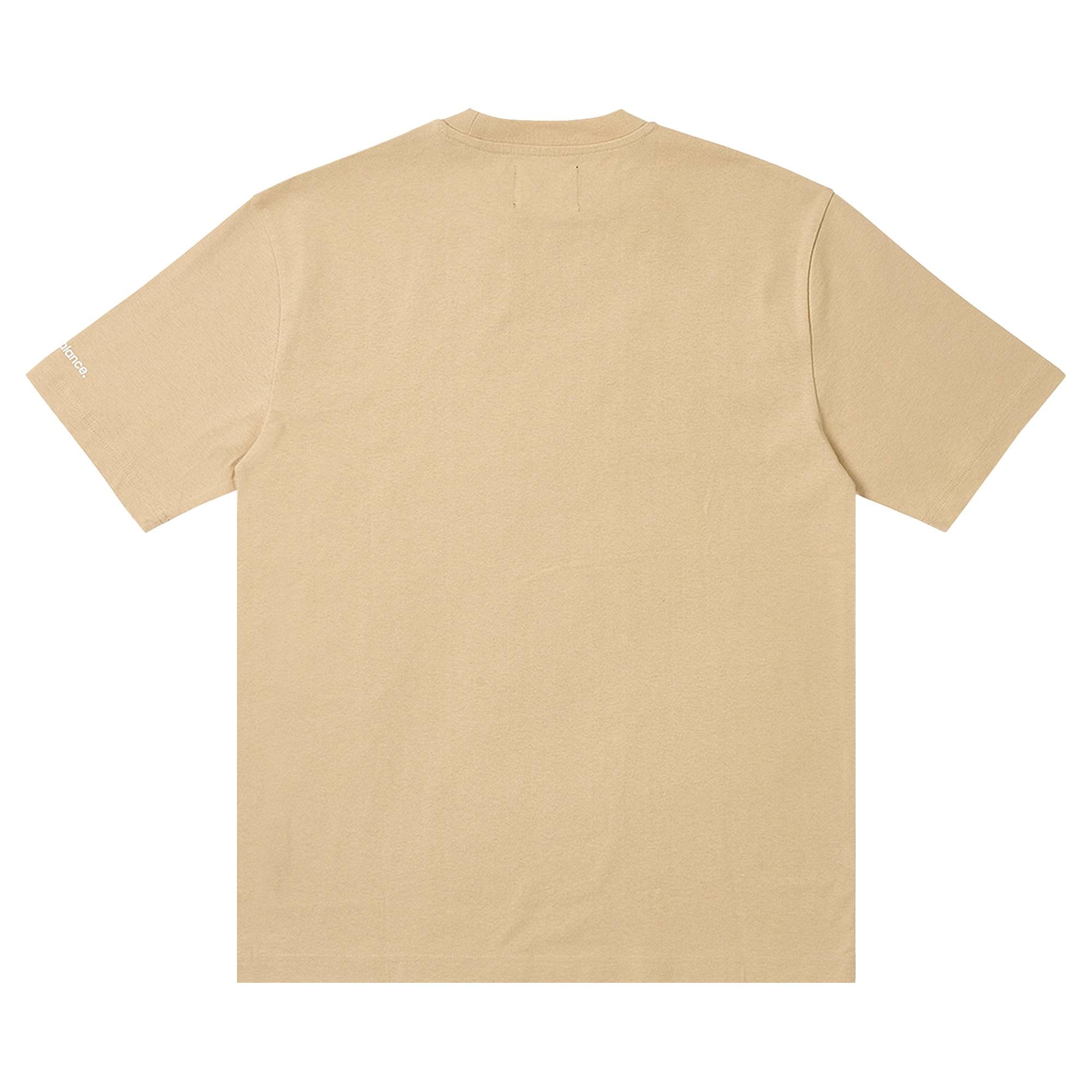 Palace x New Balance Logo T-Shirt 'Tan' - 2