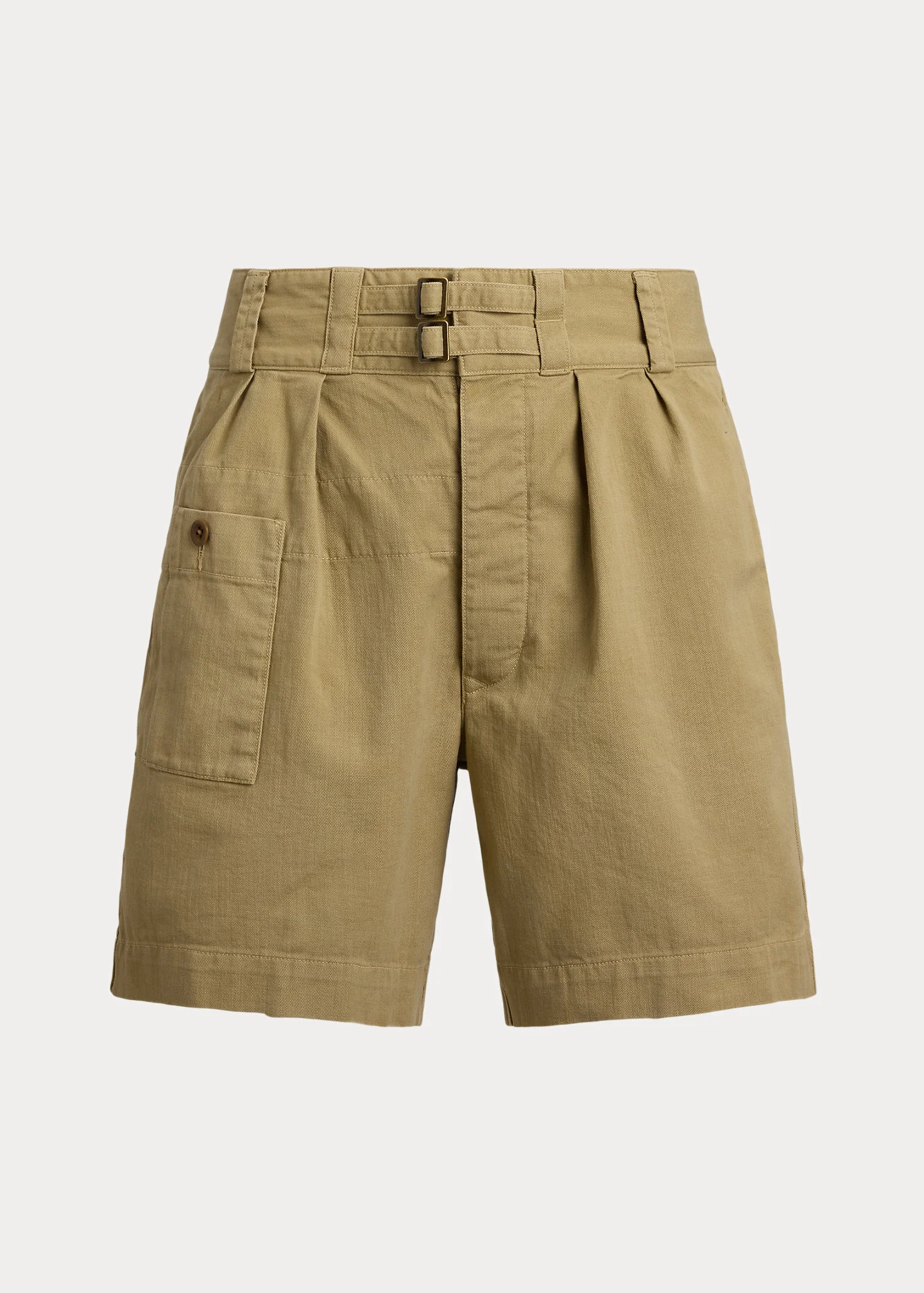 7-Inch Relaxed Fit Pleated Twill Short - 1