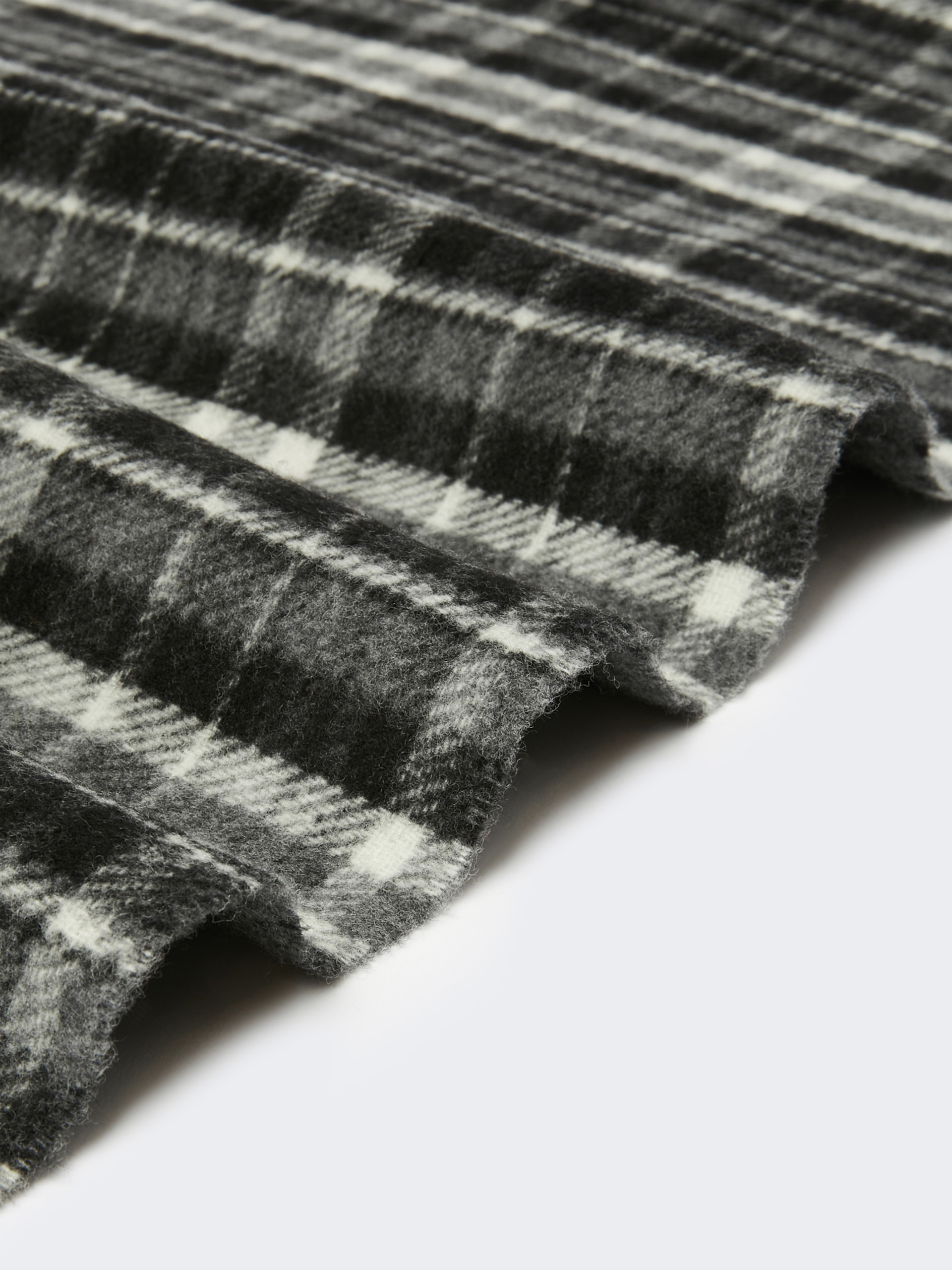 PAGELLA Jacquard wool-blend stole - 3