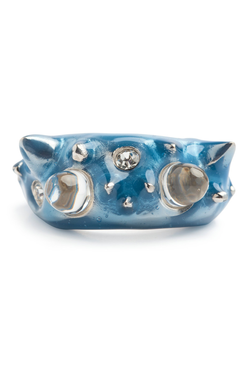 SEA BLUE DEMI ALIEN RING 1