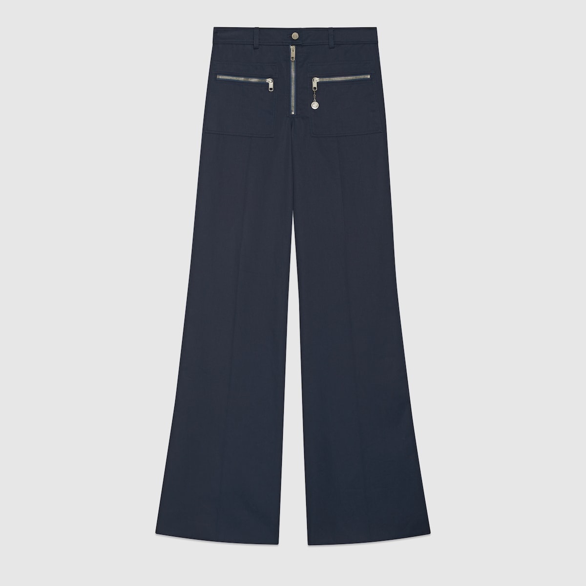 Cotton gabardine pants - 1