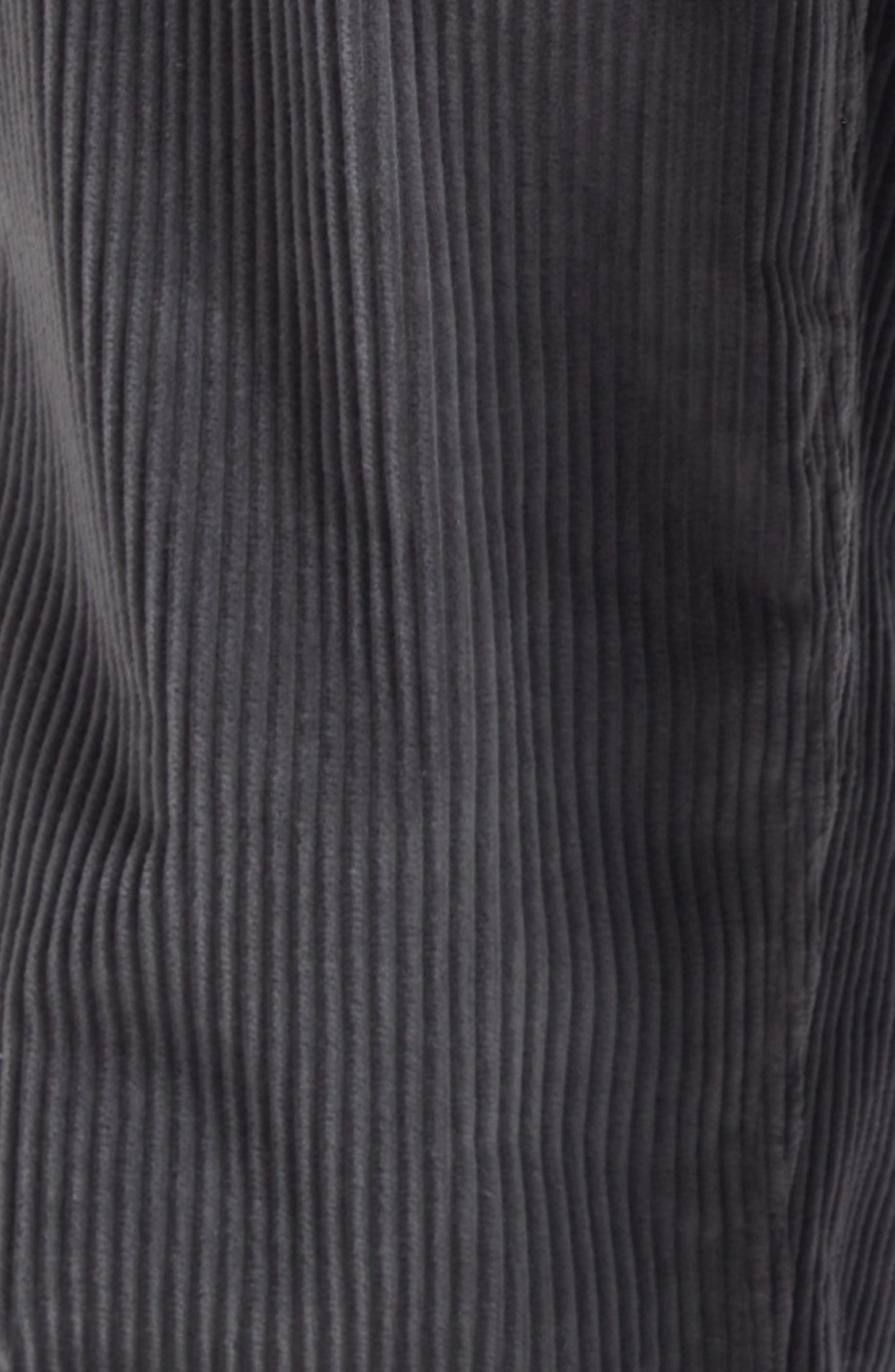 Bottega Veneta Matt Wide Leg Corduroy Pants in 1230 Thunder at Nordstrom - 6