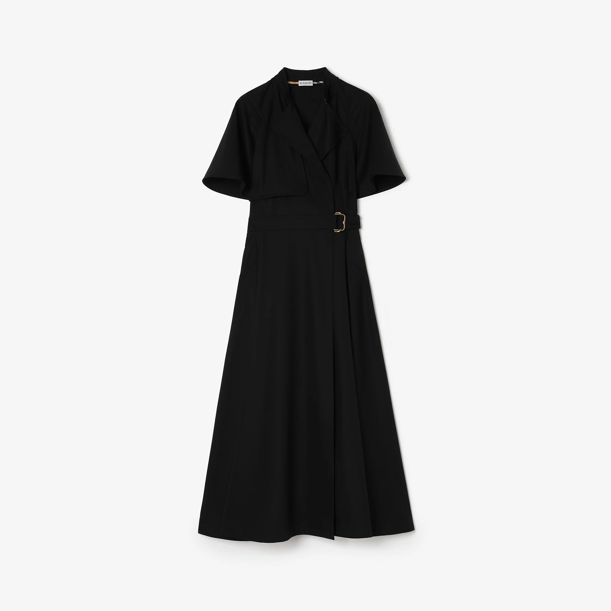 Wool Twill Wrap Dress - 1