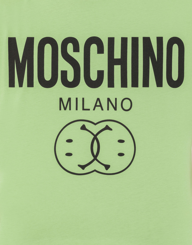 DOUBLE SMILEY® LOGO ORGANIC JERSEY T-SHIRT 4