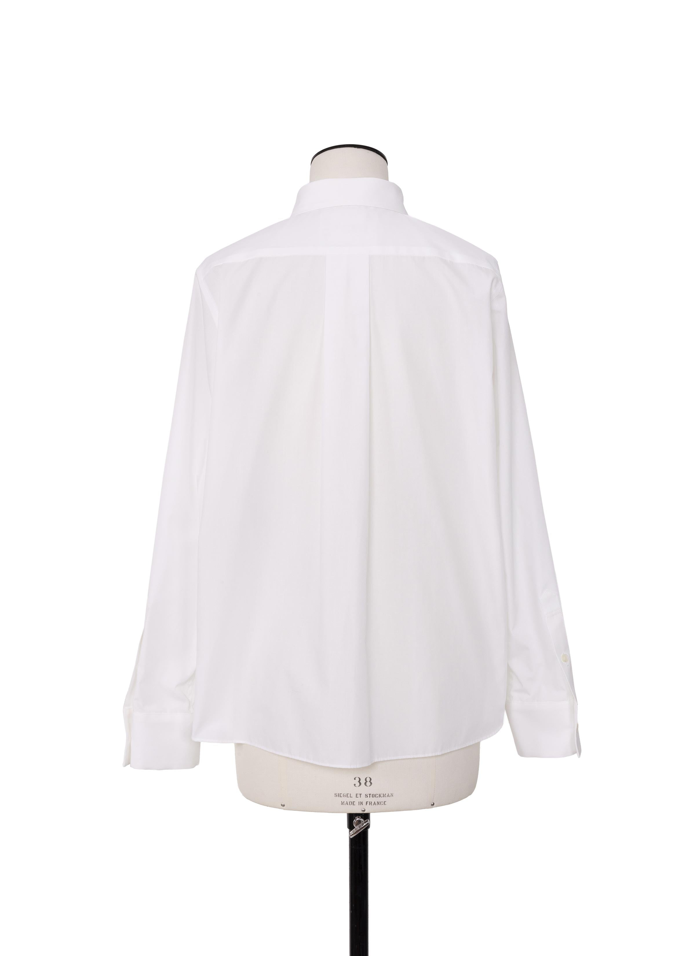 Poplin x Chiffon Shirt - 4
