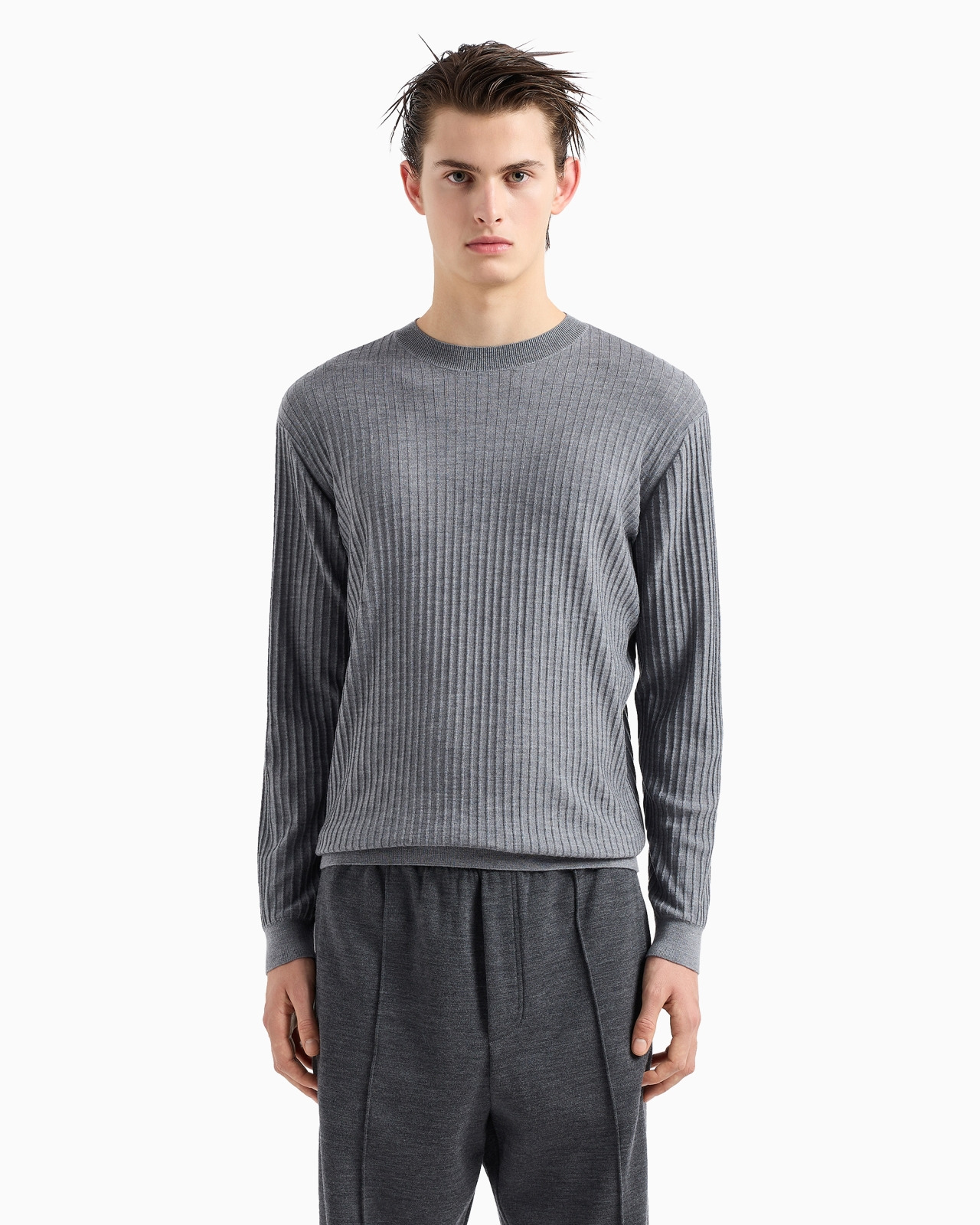 Travel Essentials ribbed-effect virgin-wool jumper - 2