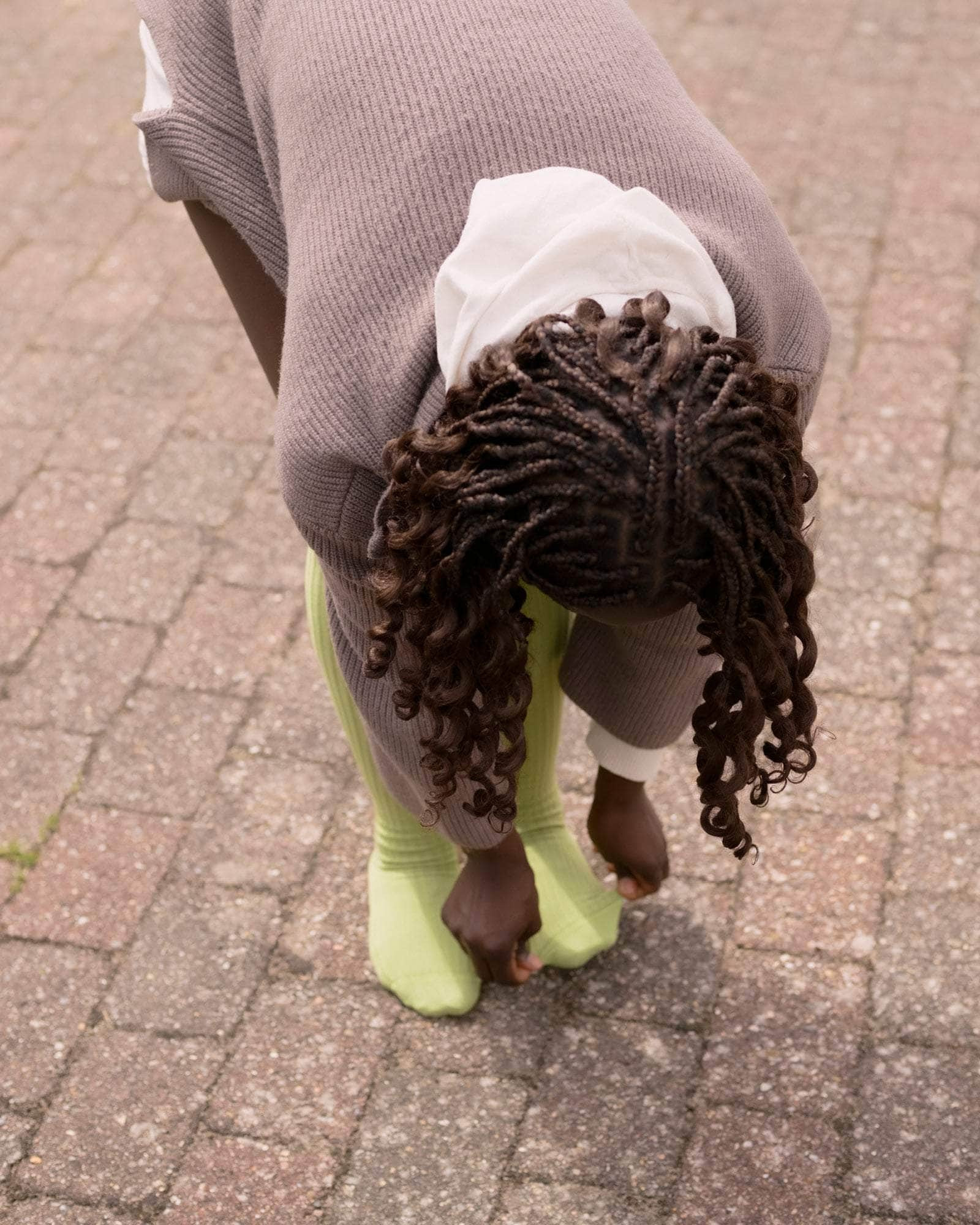 Overknee Socks - Fine Organic Cotton Rib - 6