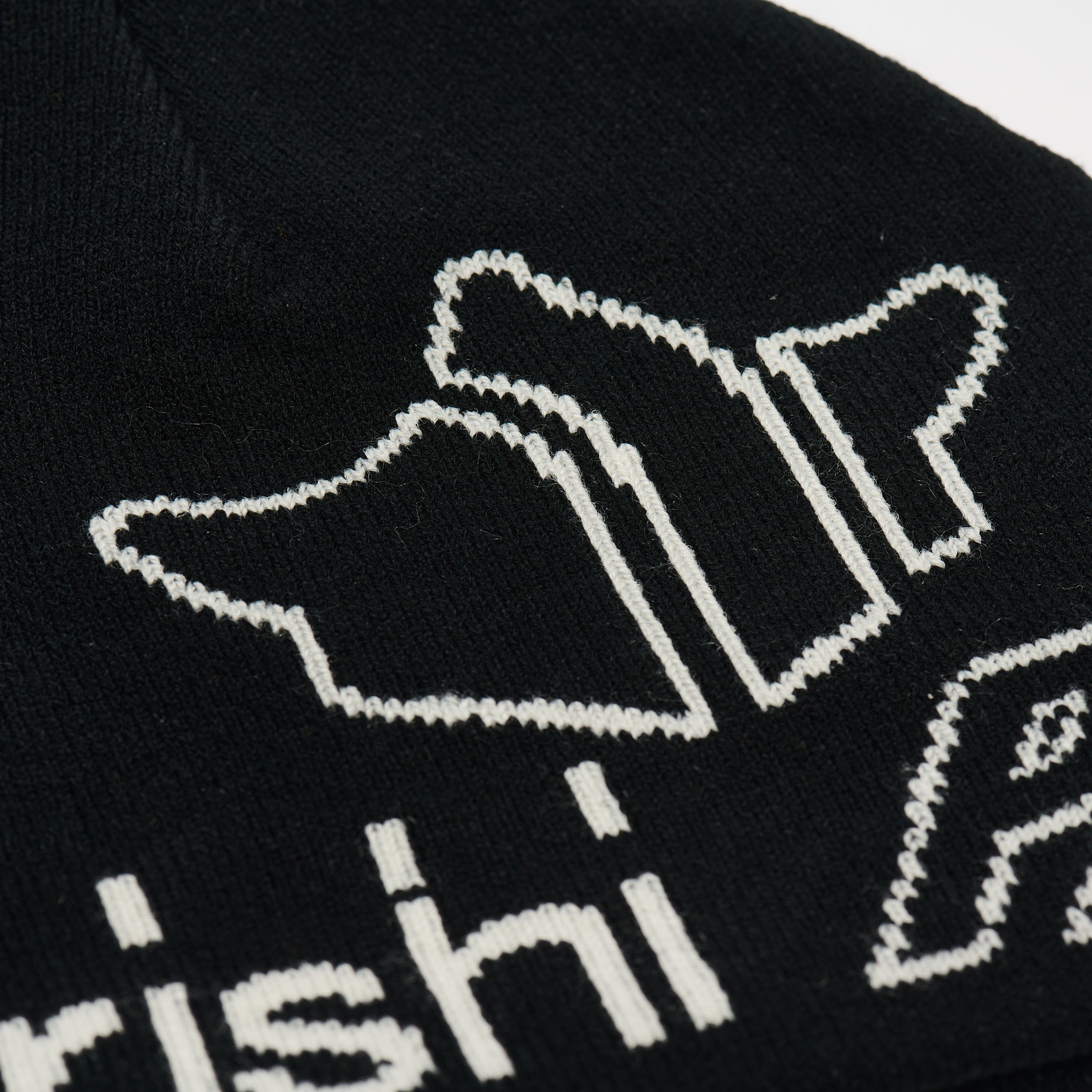PALACE MAHARISHI NO CUFF BEANIE BLACK - 3