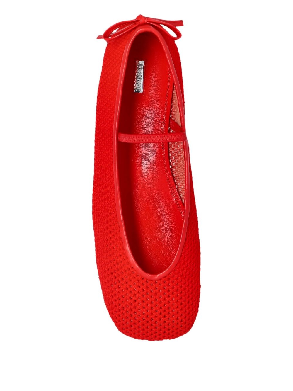leather ballerina shoes - 4