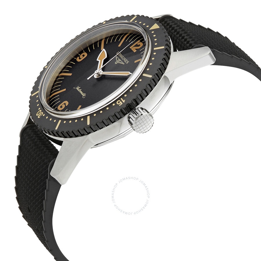 Longines Heritage Automatic Black Dial Men's Watch L2.822.4.56.9 - 2