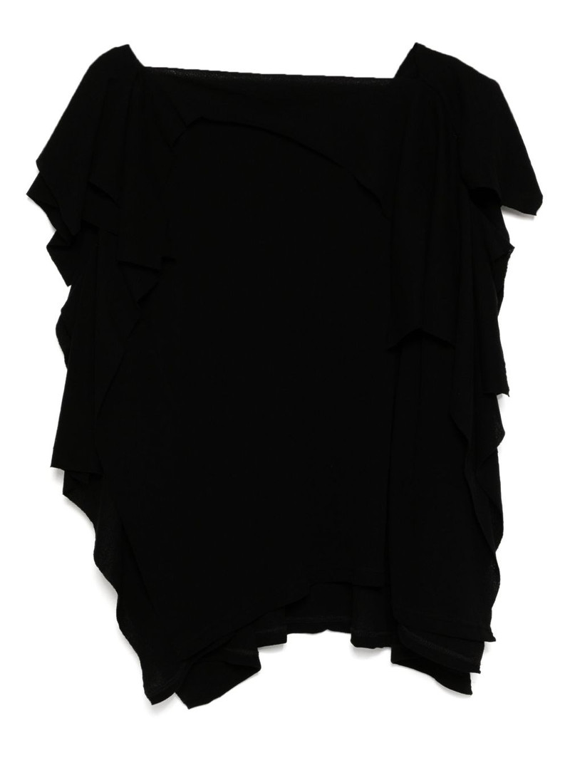 draped twisted vest 1