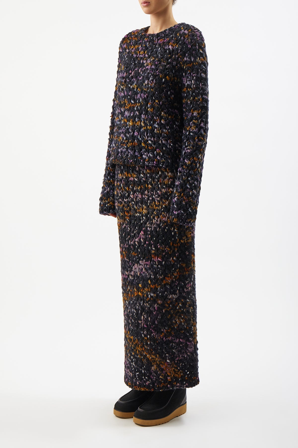 Collin Skirt in Welfat Cashmere - 3