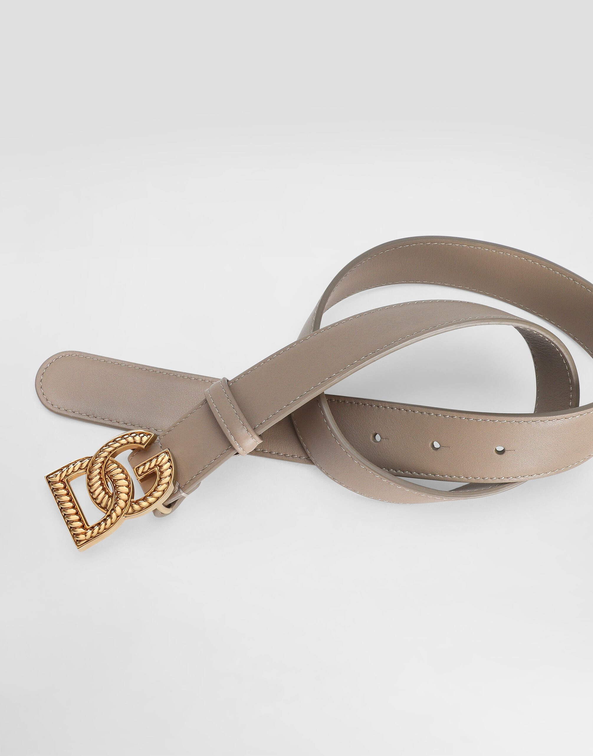 Plongé calfskin DG logo belt - 3