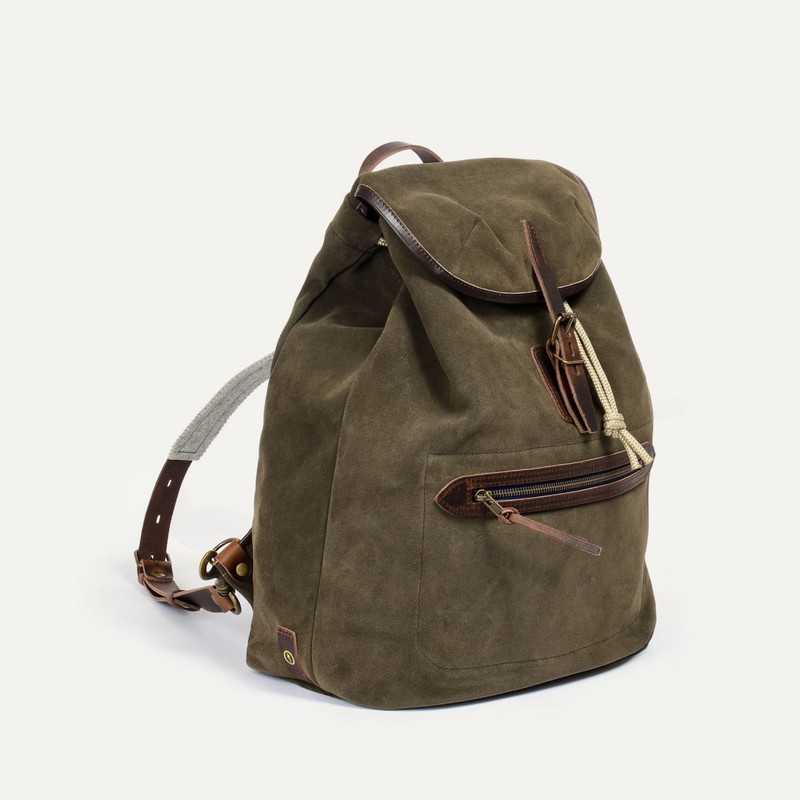 Bleu de Chauffe CAMP BACKPACK / SUEDE - MUSK outlook