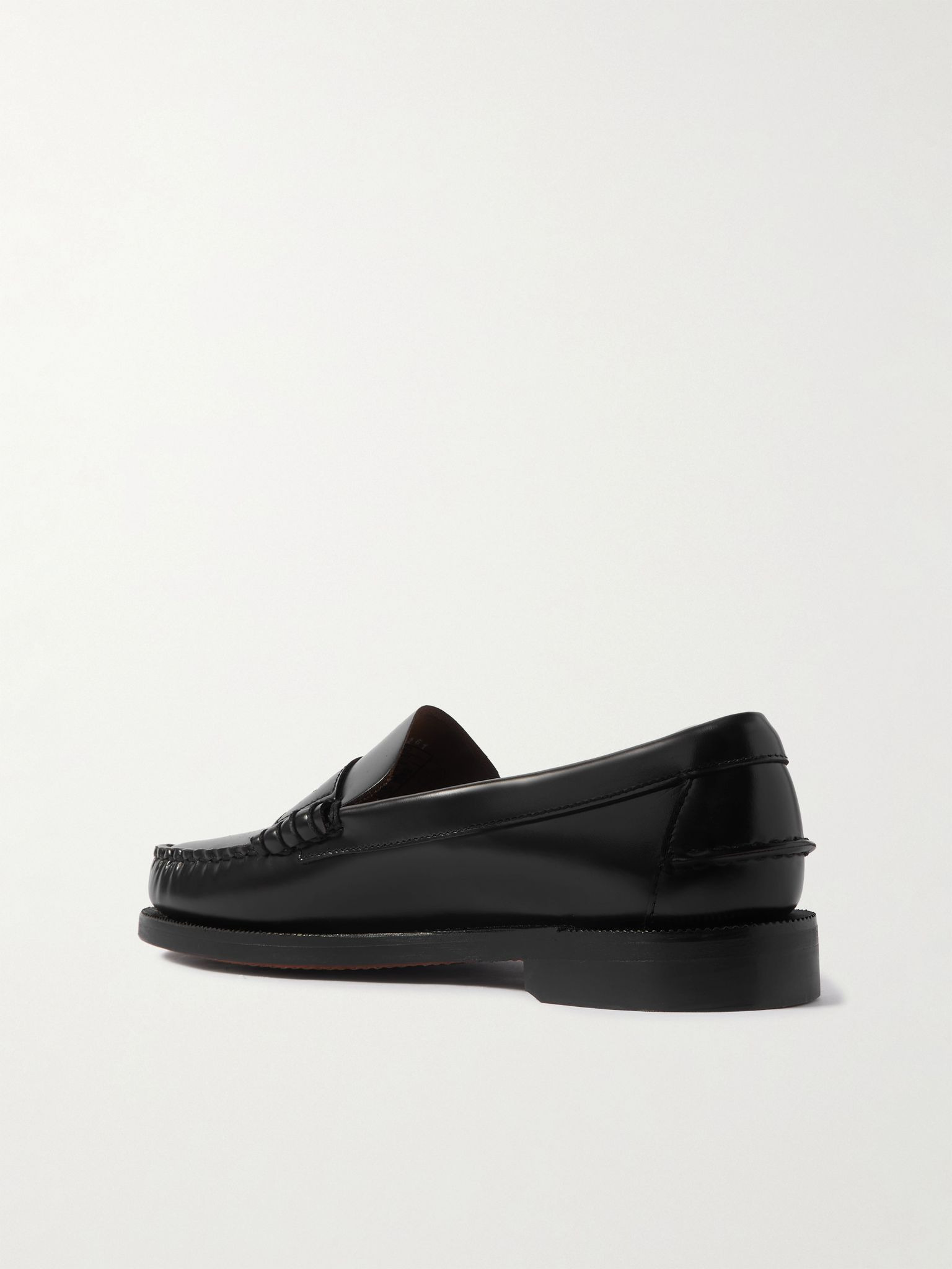 Classic Dan Leather Penny Loafers Black - 4