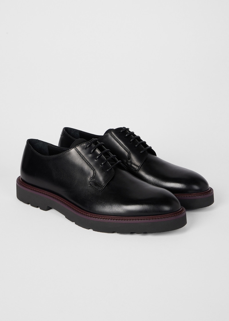 Paul Smith Black Leather 'Ras' Shoes outlook