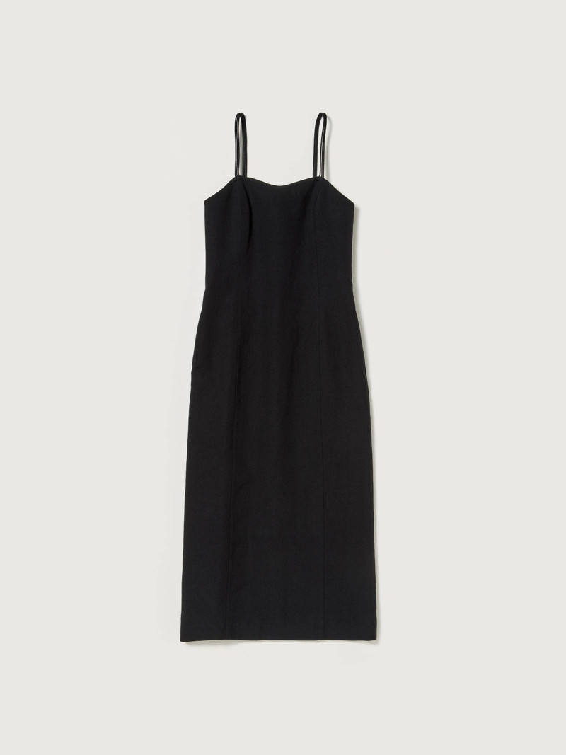 WOOL COTTON LINEN OX CAMISOLE DRESS 1