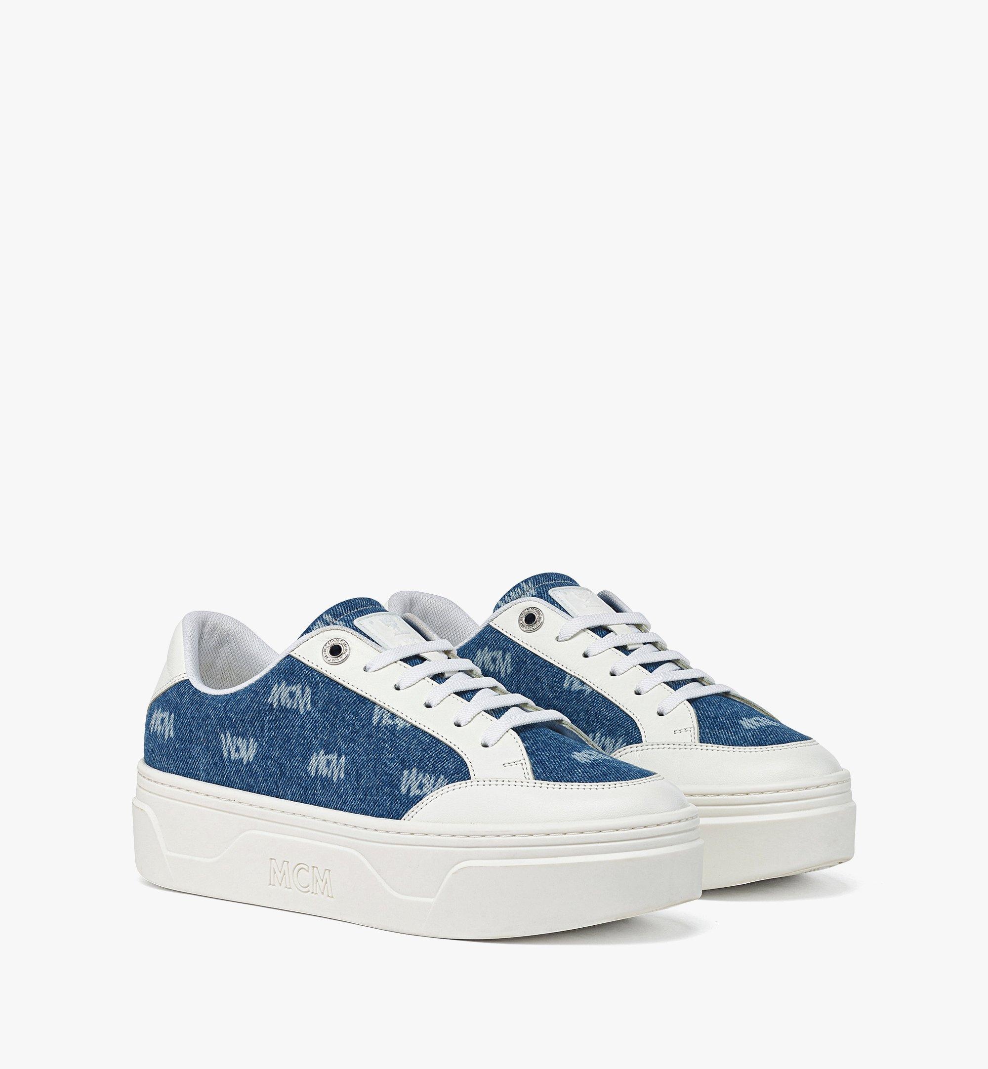 Women’s Skyward Platform Sneakers in MCM Sommer Denim - 1