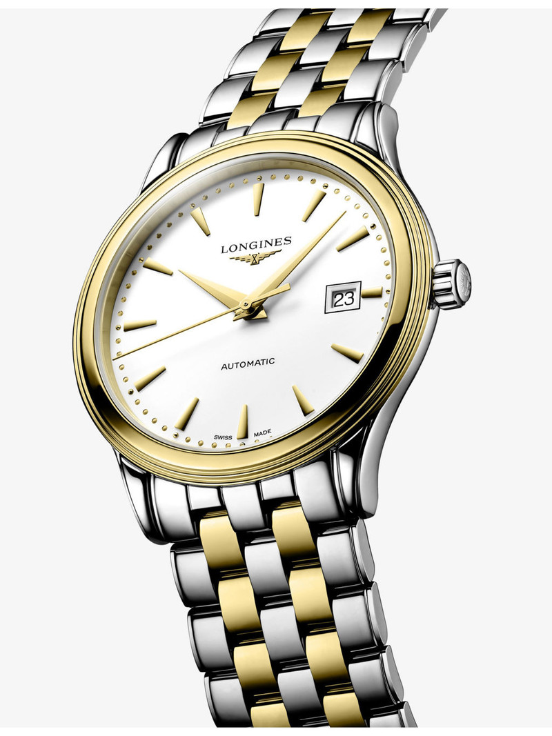 Longines L4.984.3.20.7 Flagship Yellow PVD Coated Stainless-Steel Automatic Watch outlook