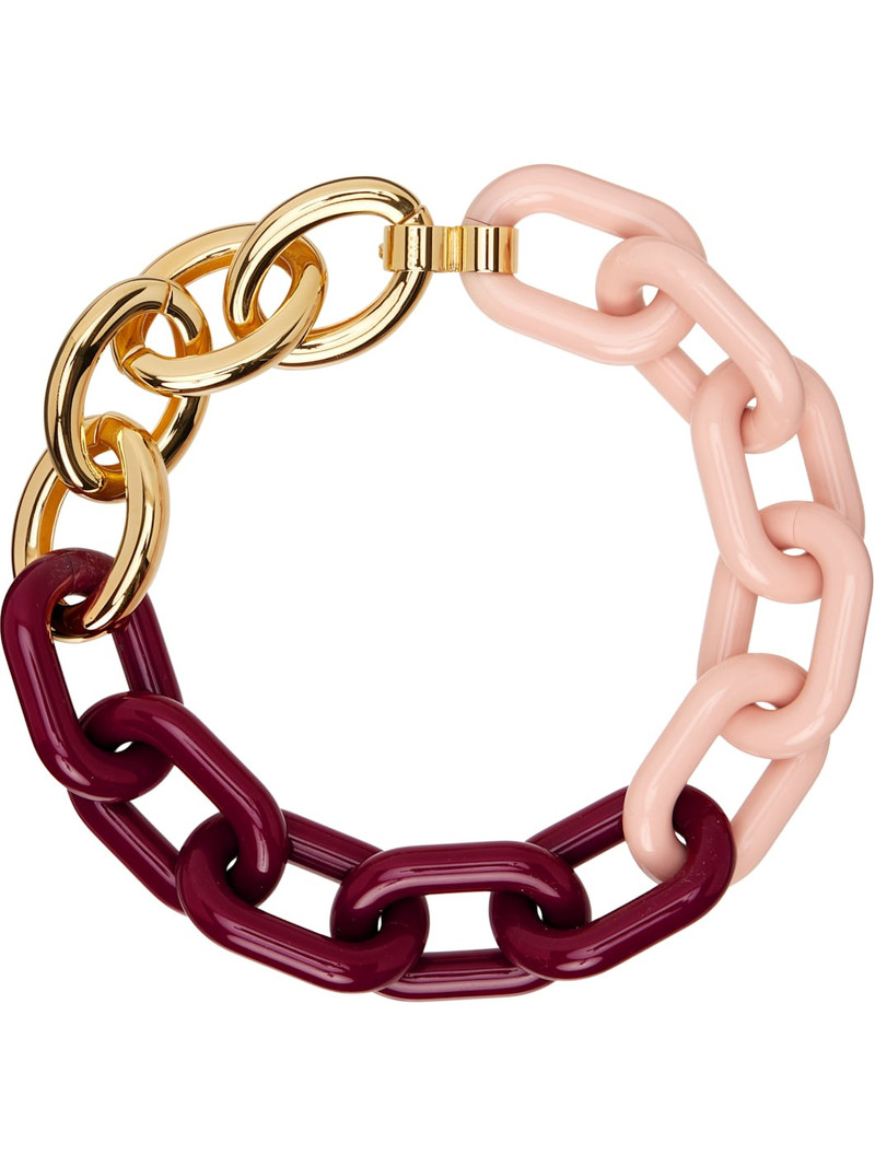 Metal & Resin Chain Necklace 1