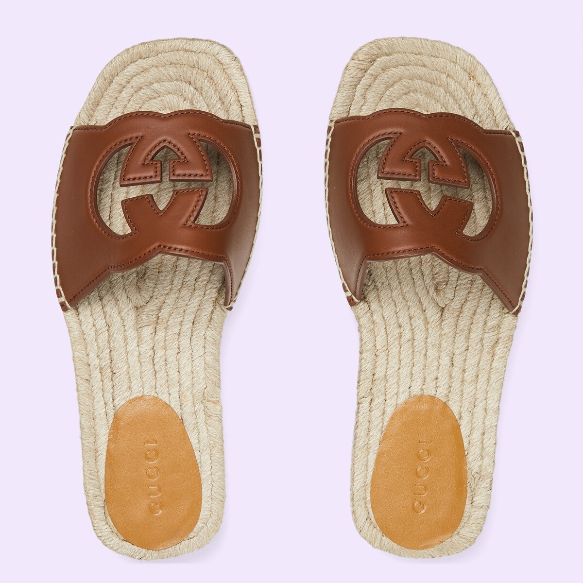 Men's Interlocking G cut-out slide sandal - 5