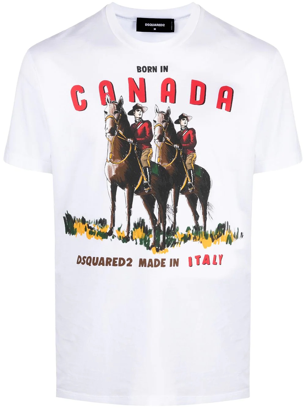 Born in Canada print T-shirt - 1