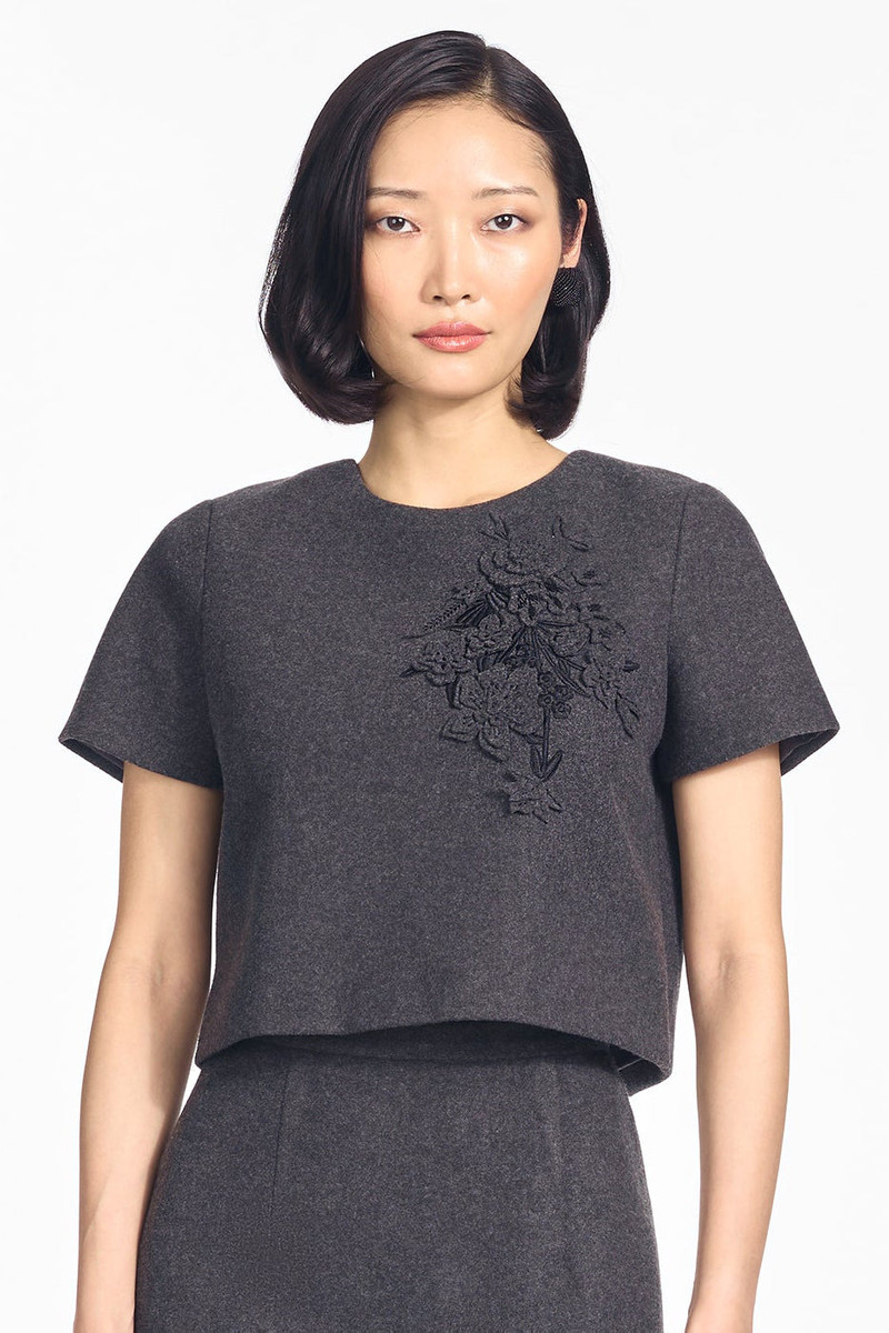 NADINE TOP - GRAPHITE 1