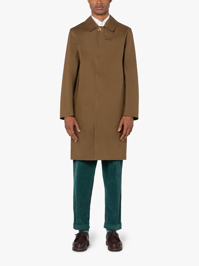 OXFORD BROWN BONDED COTTON 3/4 COAT 3