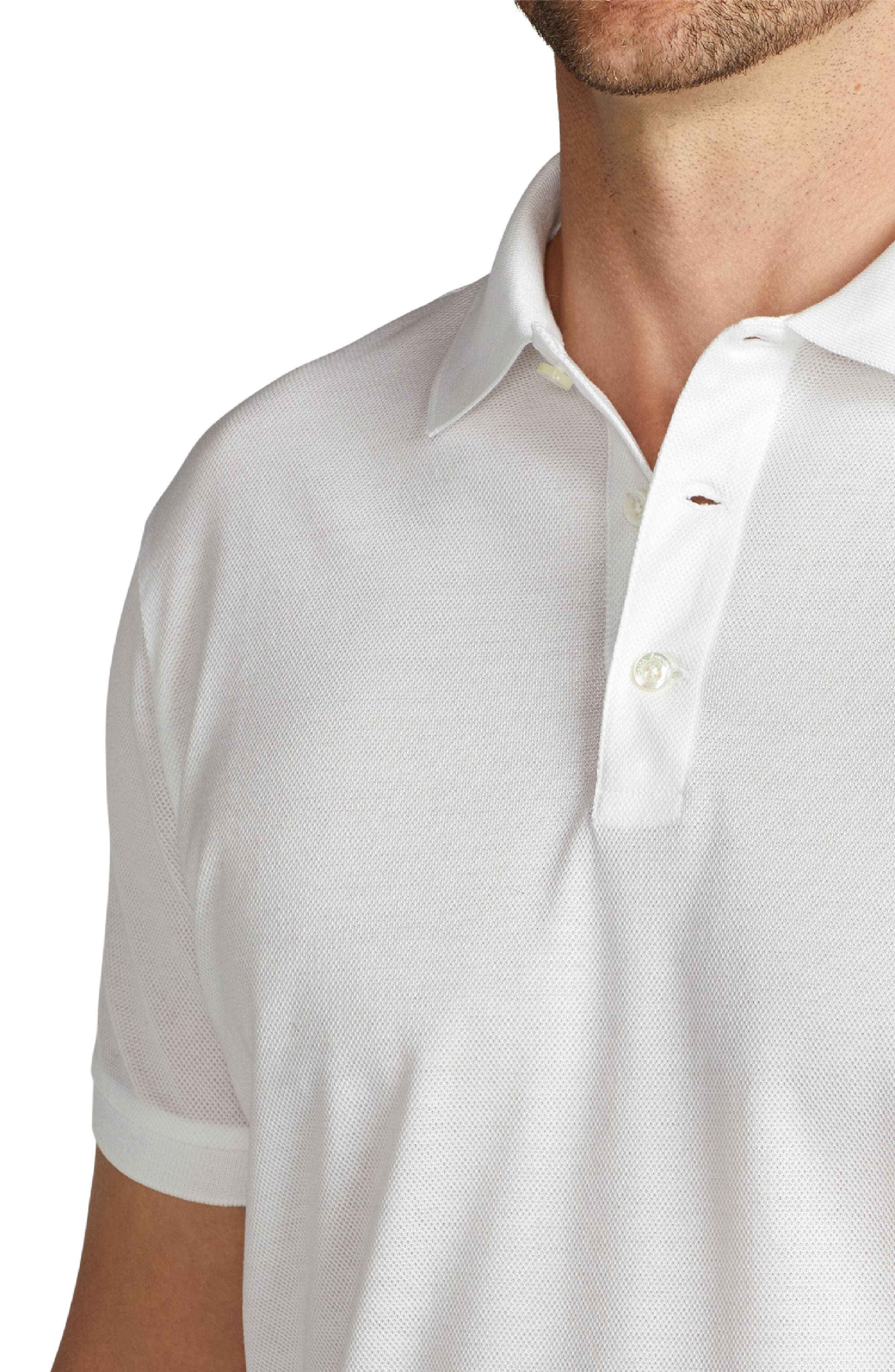 Embroidered Standing Horse Cotton Piqué Polo - 4