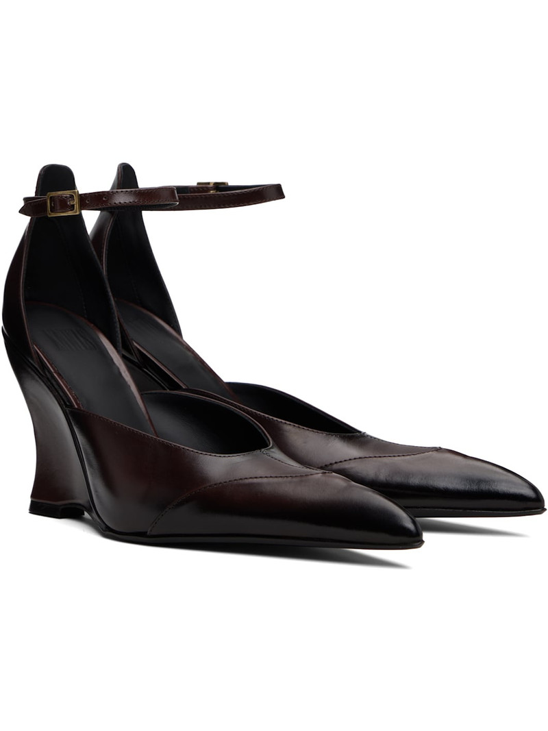 Brown Sabaton Mule Heels 4