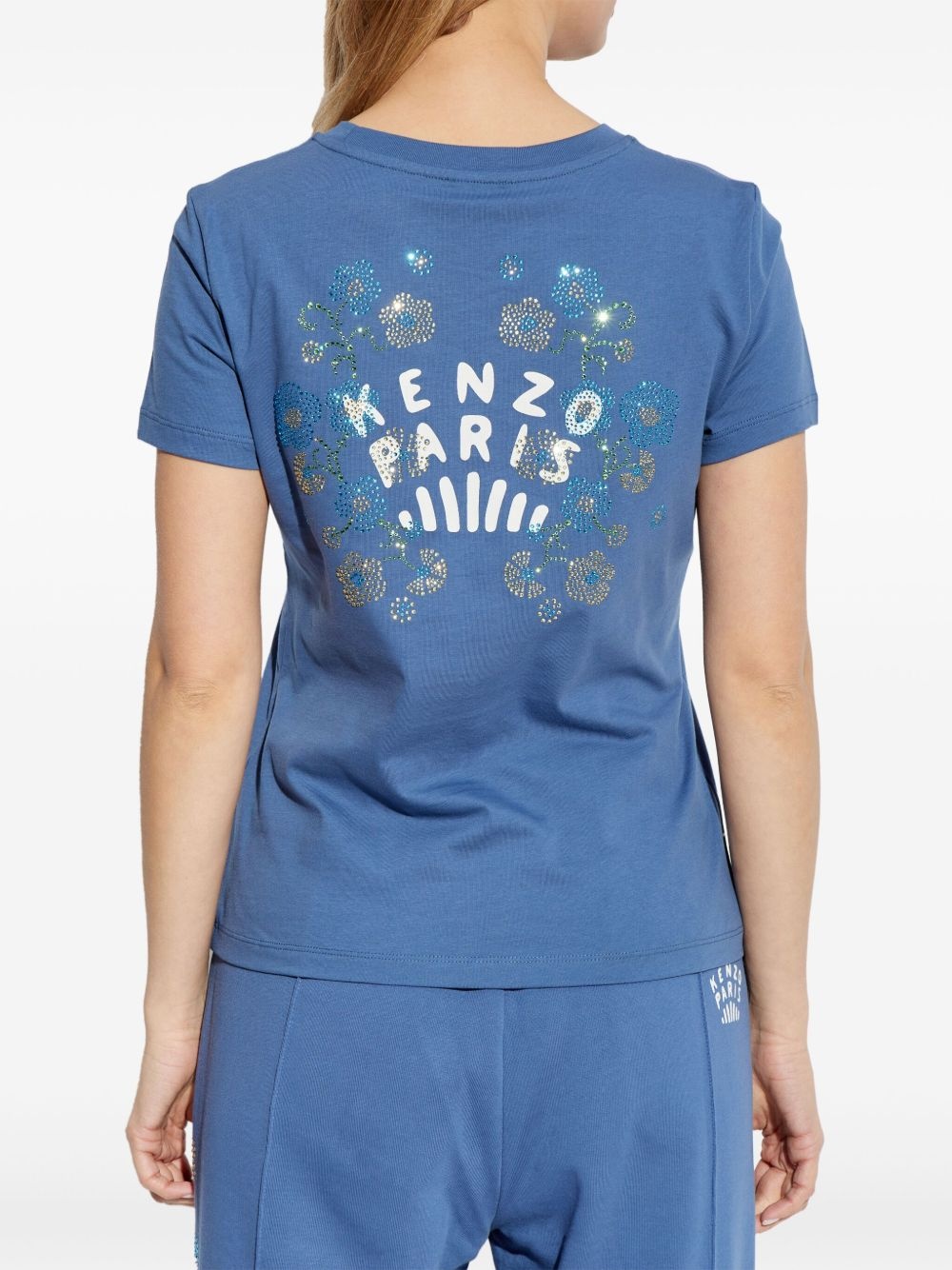 logo-embroidered T-shirt - 4