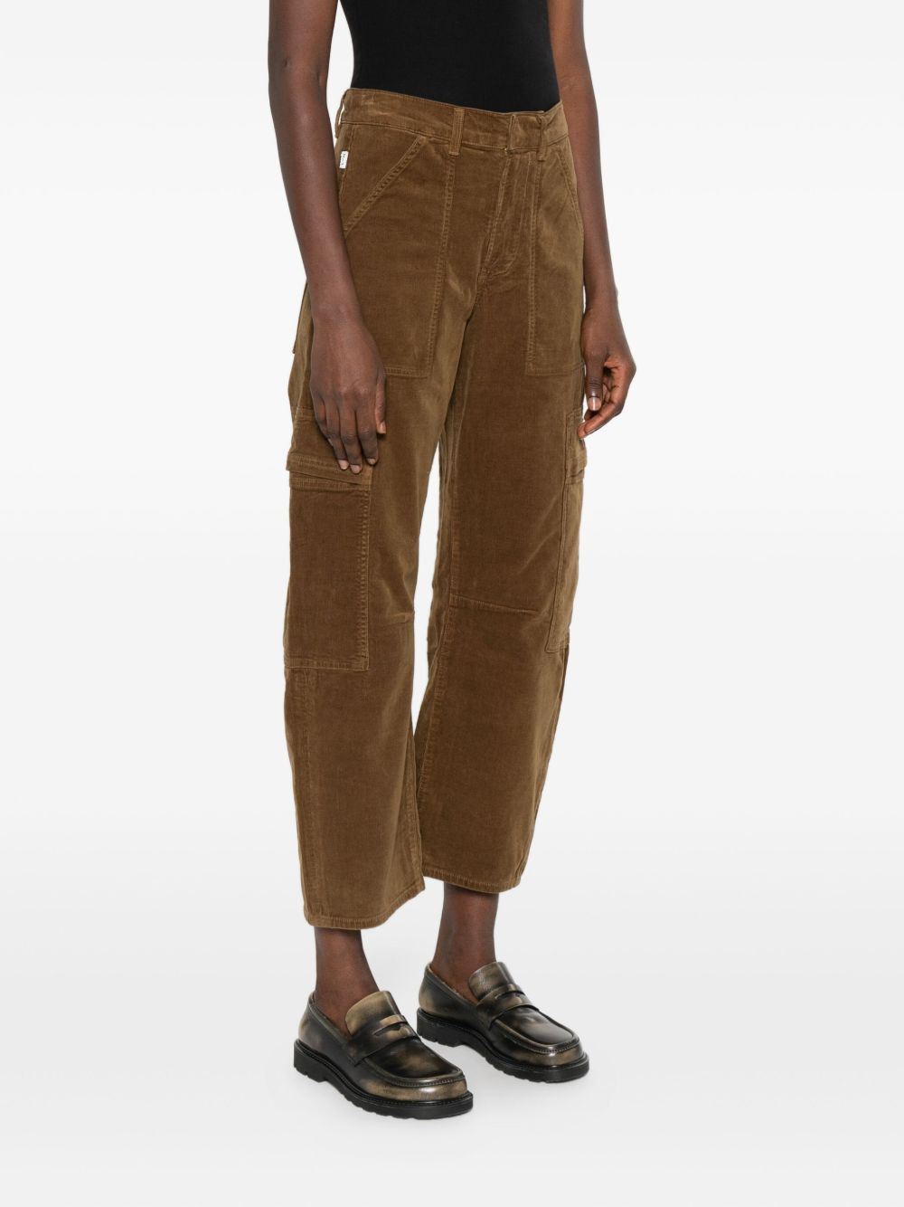 Marcelle corduroy cargo trousers - 3