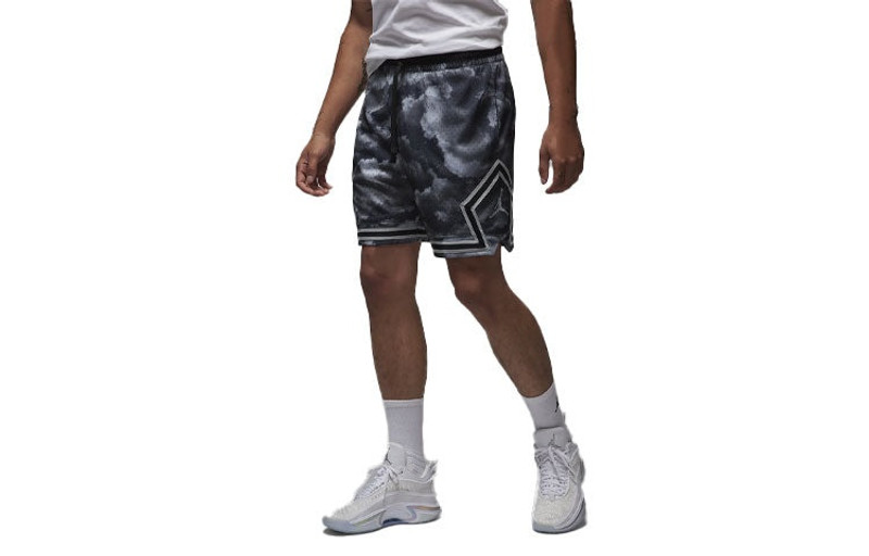 Jordan Air Jordan Dri-FIT Sport Diamond Shorts 'Black Grey' FD7649-010 outlook