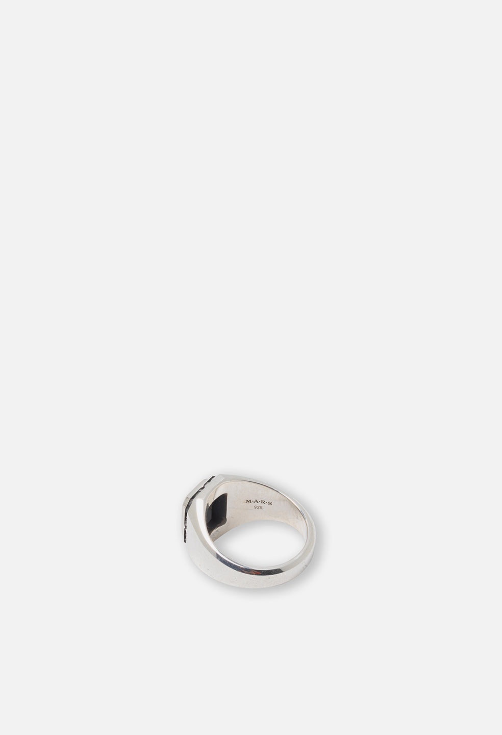 M.A.R.S ENAMEL SIGNET RING - 7