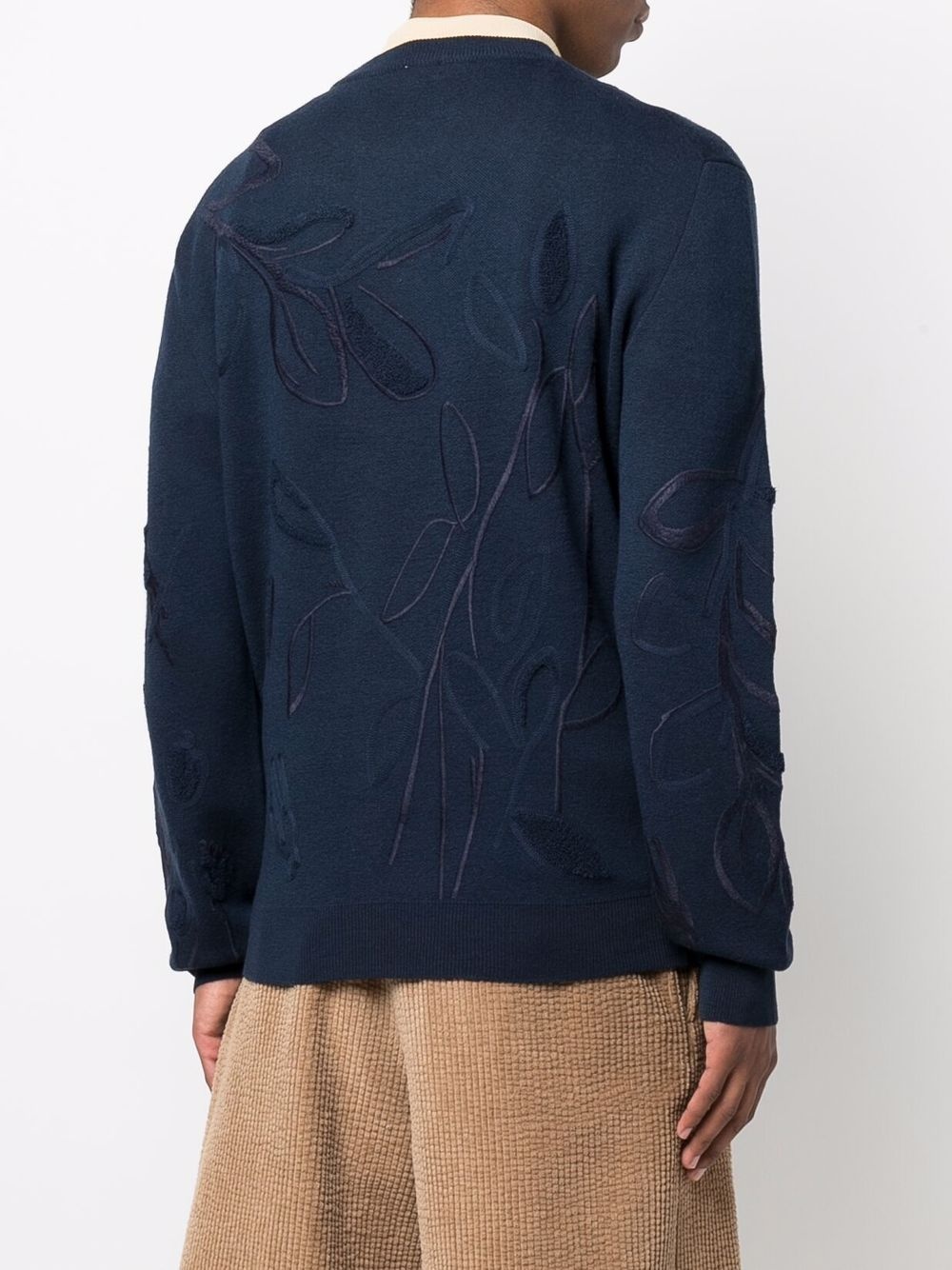 embroidered wool jumper - 4