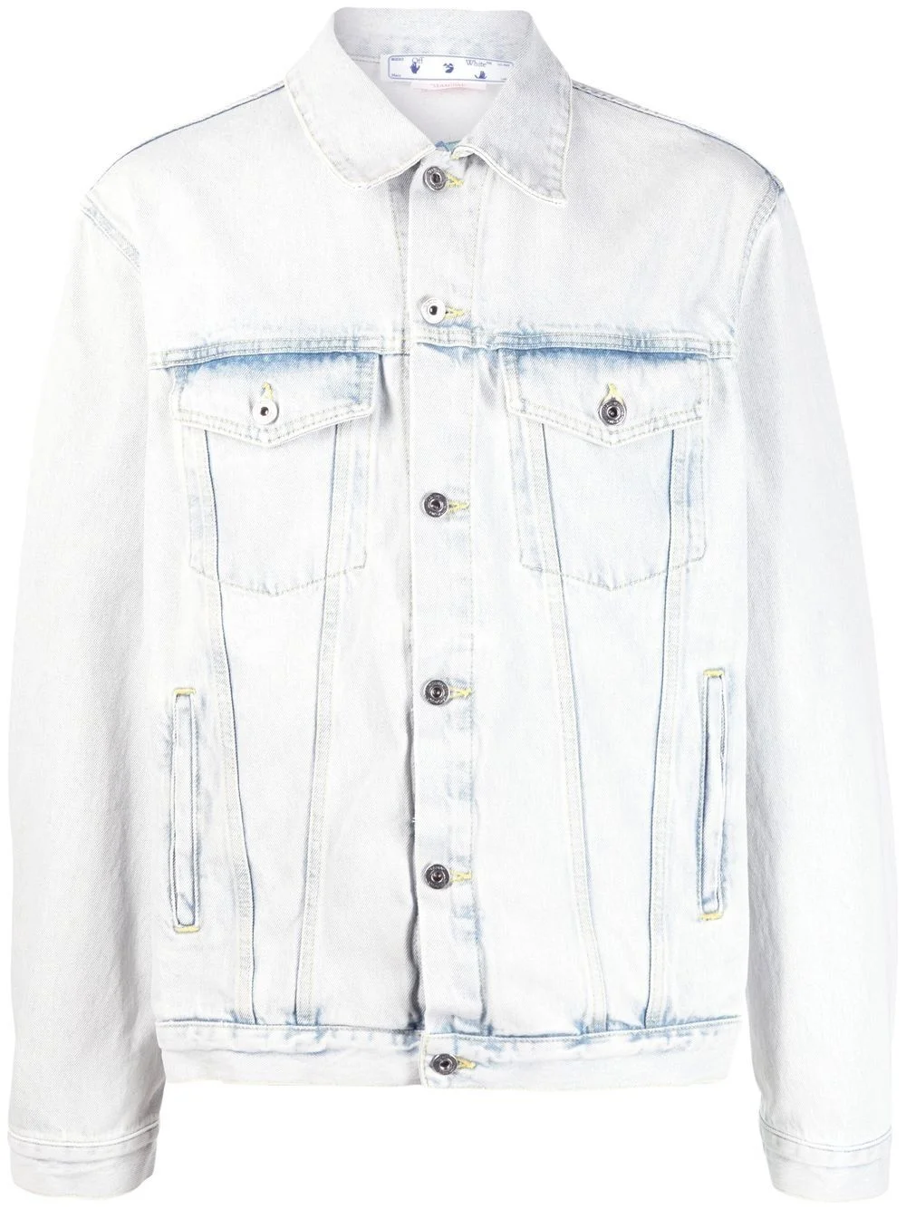 Skate bleached-effect denim jacket - 1