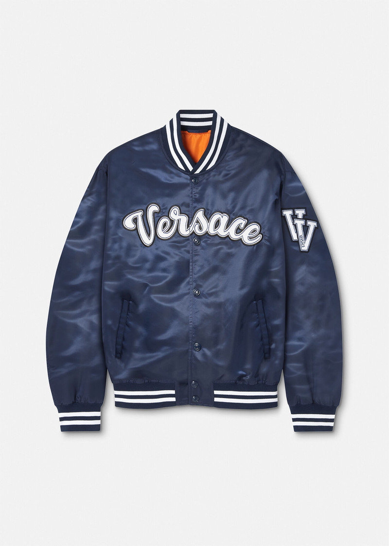 Varsity Nylon Bomber Jacket 1