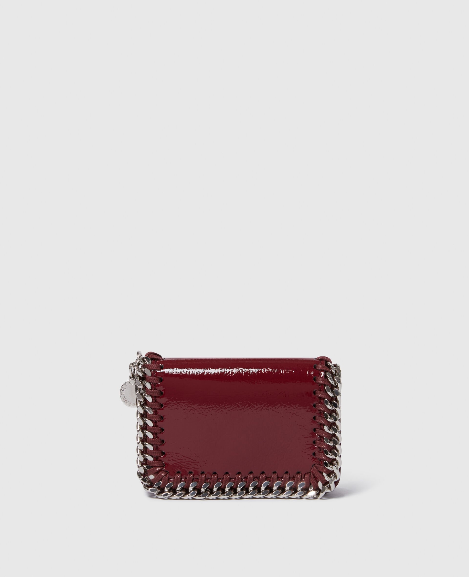 Stella McCartney Falabella Patent Zipper Cardholder | REVERSIBLE