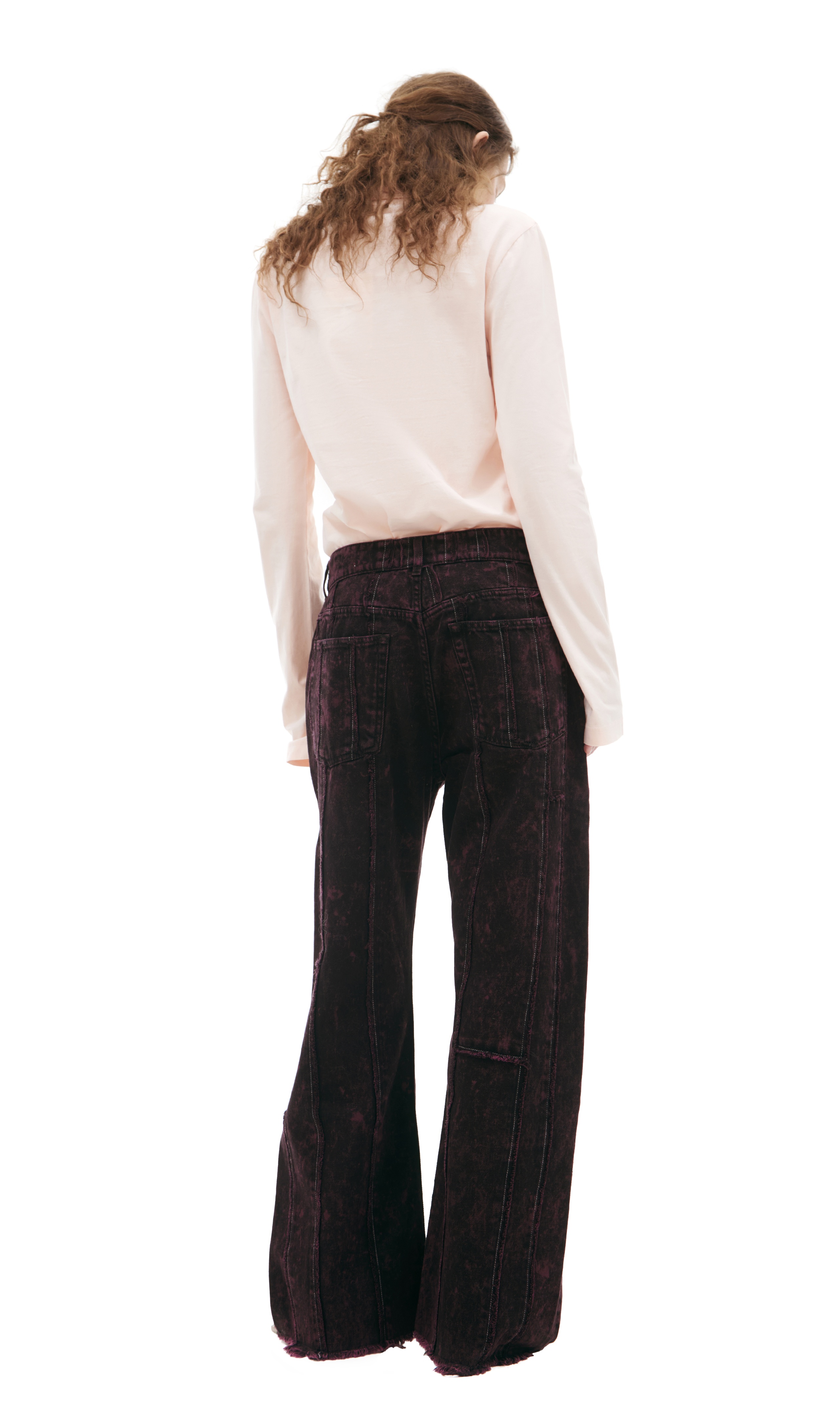JEANS WITH VERTICAL STITCHING - 3