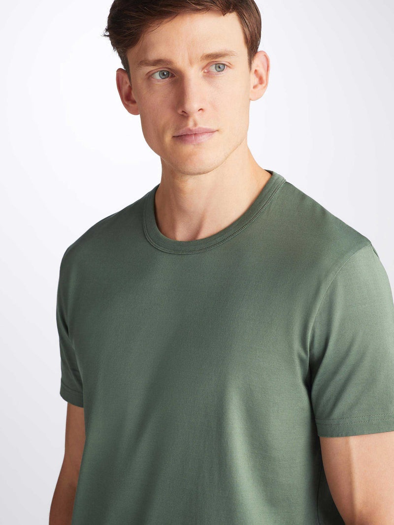 Men's T-Shirt Barny Pima Cotton Soft Green - 6