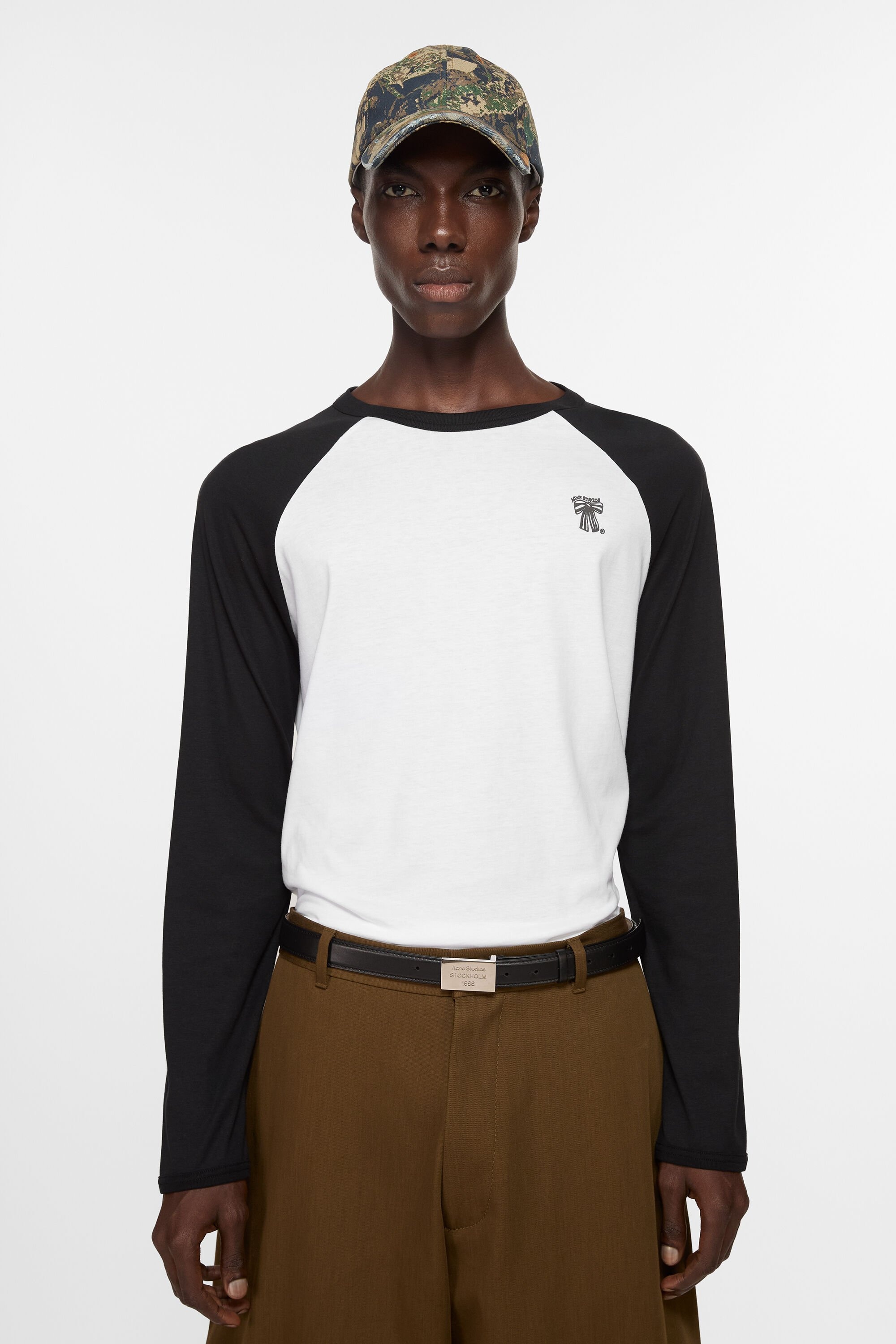 Acne Studios Long sleeve t-shirt - Regular fit - Optic White