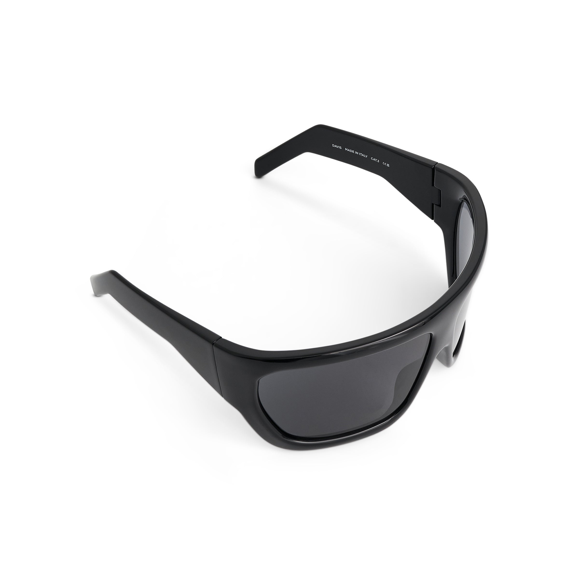 Shiny Davis Sunglasses in Black - 4