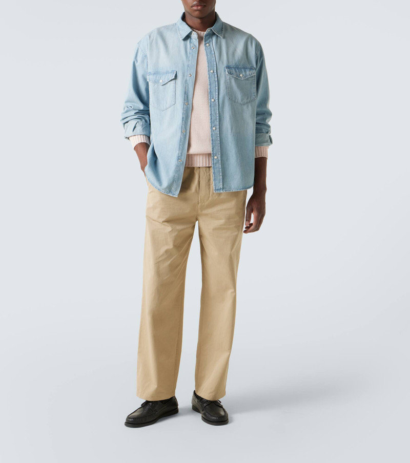 FRAME Cotton straight pants outlook