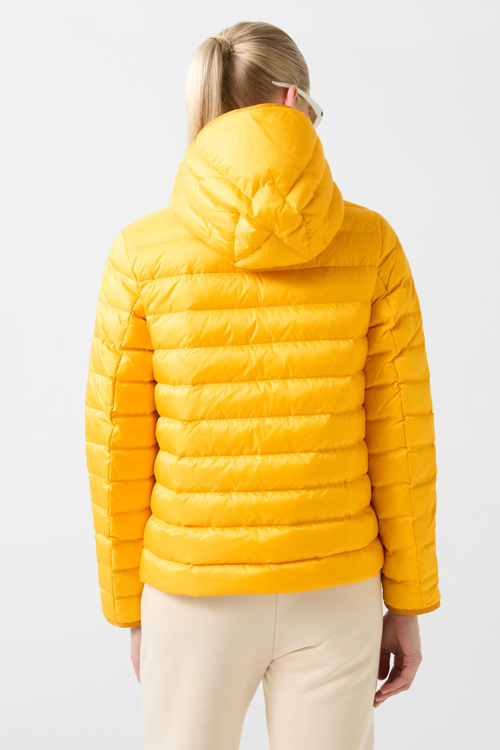 Thelma Lightweight down jacket in Mustard yellow - 3