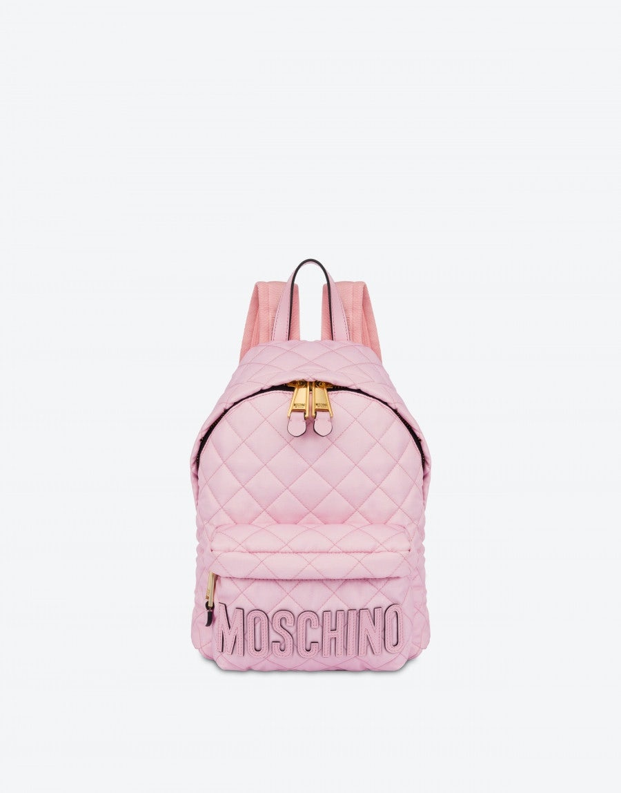 QUILTED NYLON BACKPACK - 1