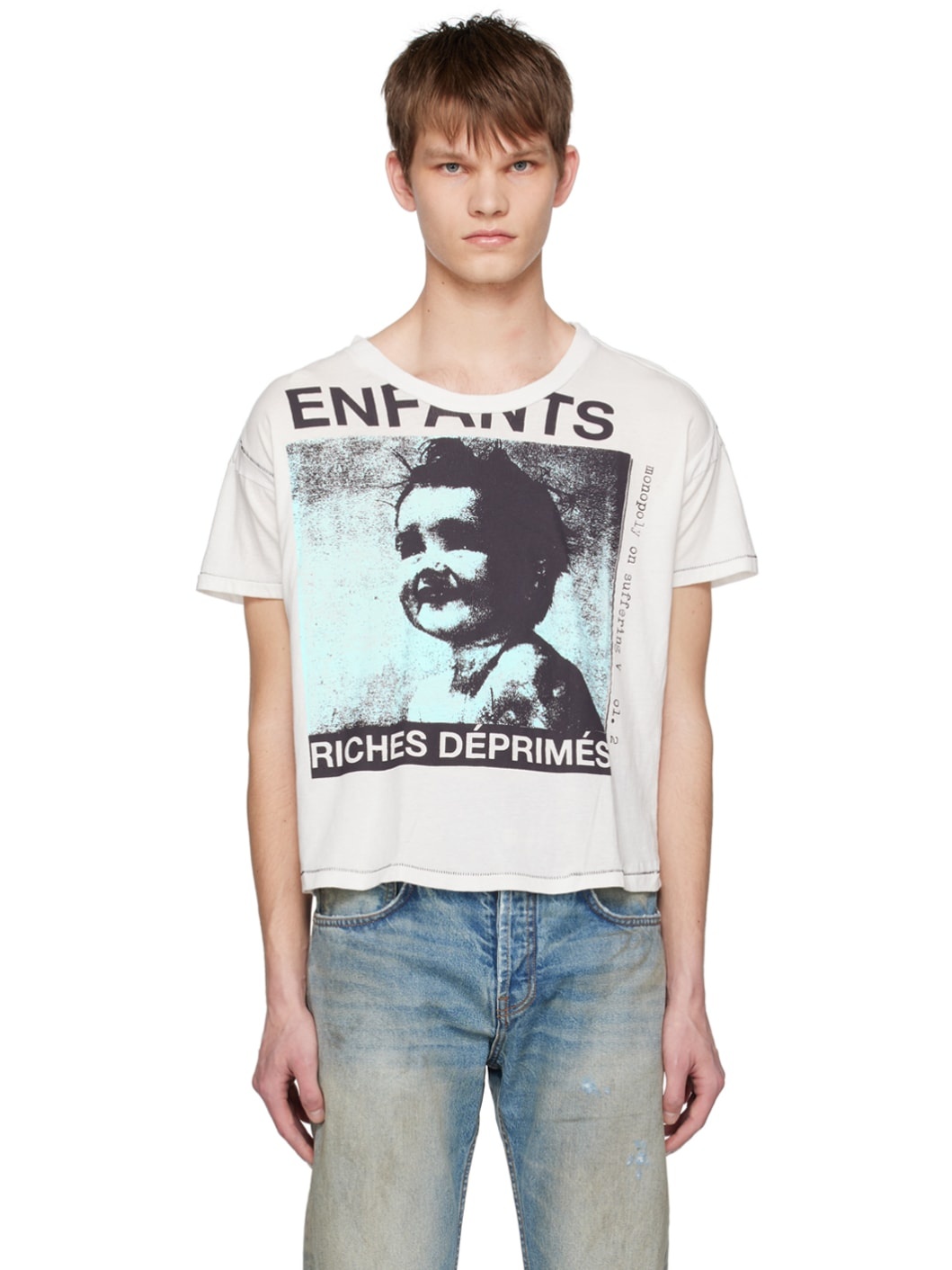 Enfants Riches Déprimés Off-White Printed T-Shirt | REVERSIBLE