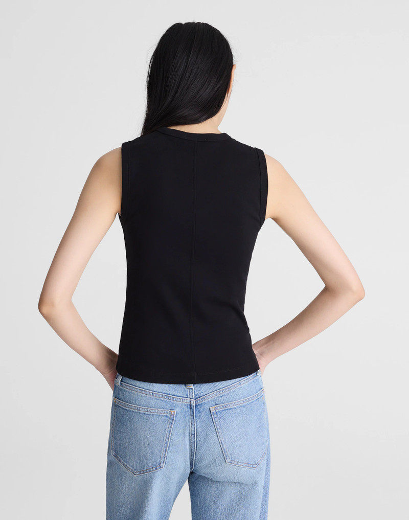 Madewell The '90s Shell Tank in Compact Cotton outlook