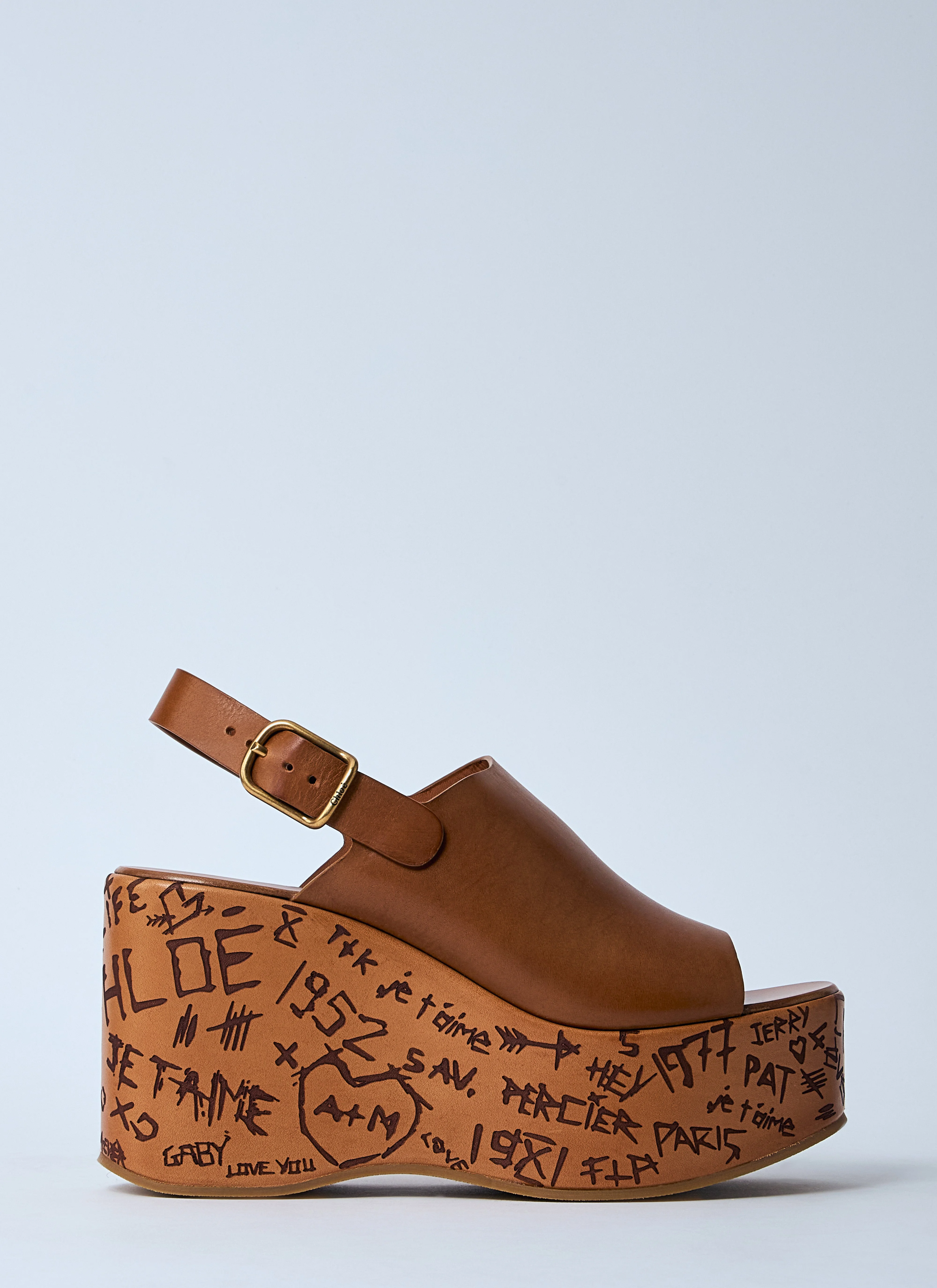 Chloé Women Maxime Wedge Sandals - 1